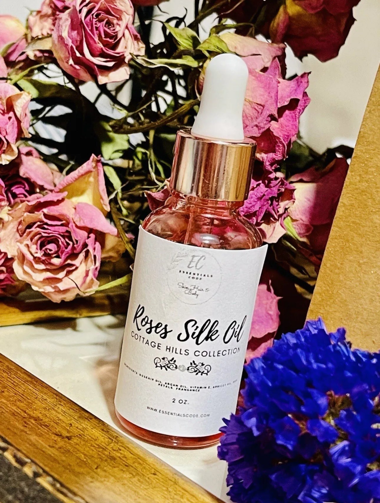 Roses Silk Oil Cottage Hills Collection